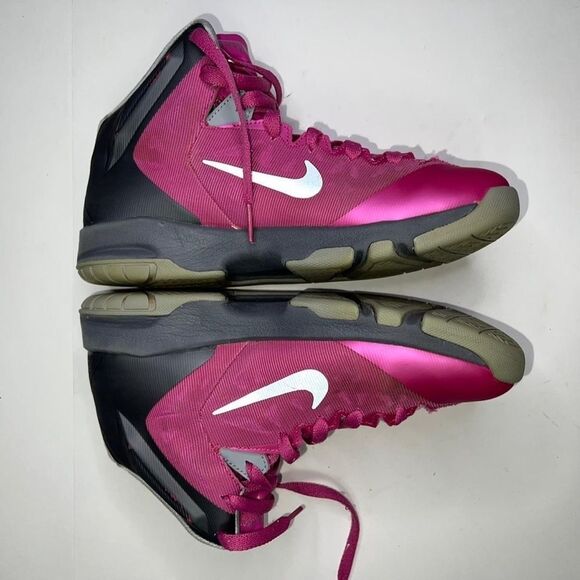 NIKE Hyper-quickness Womens Basketball Shoe - US 5.5Y - Picture 4 of 7